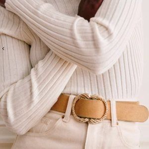 Sezane Artemis Belt in Taupe